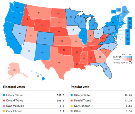 Electoral College Maps Are Still Favoring Hillary Clinton