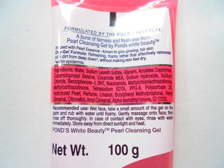Ponds White Beauty Pearl Cleansing Gel Review