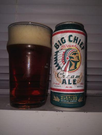Big Chief Cream Ale – Mission Springs Brewing