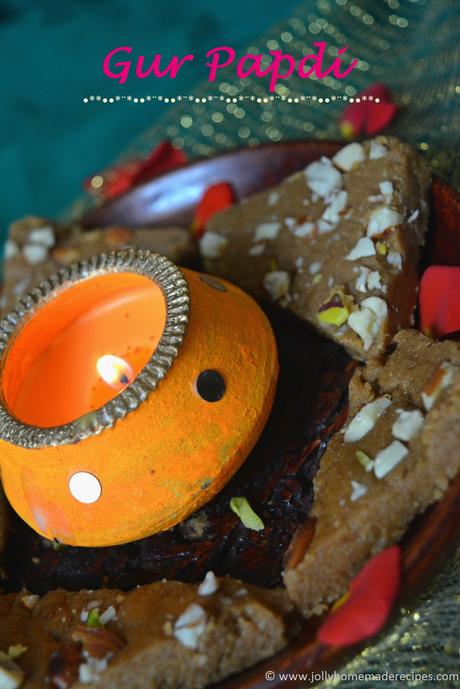 Gur Papdi Recipe, How to make Gud Papdi Recipe | Gujarati Sukhdi Recipe
