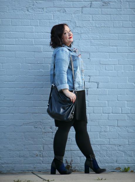 What I Wore: Black and Blue