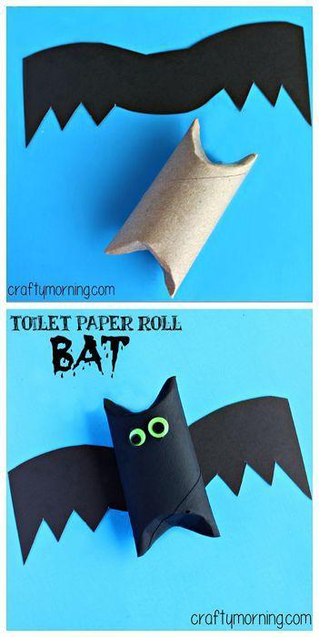 Halloween Crafts with Paper Rolls
