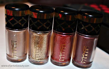 M.A.C Nutcracker Sweet Gold Pigments and Glitter Kit