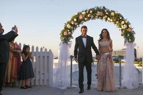 Dream Hindu destination wedding in Santorini Dream Hindu destination wedding in Santorini