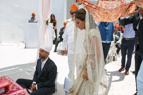 Dream Hindu destination wedding in Santorini Dream Hindu destination wedding in Santorini