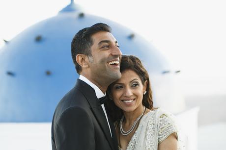 Dream Hindu destination wedding in Santorini Dream Hindu destination wedding in Santorini