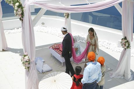 Dream Hindu destination wedding in Santorini Dream Hindu destination wedding in Santorini