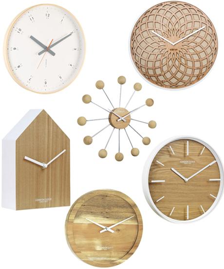 Modern Scandinavian Style Wall Clocks