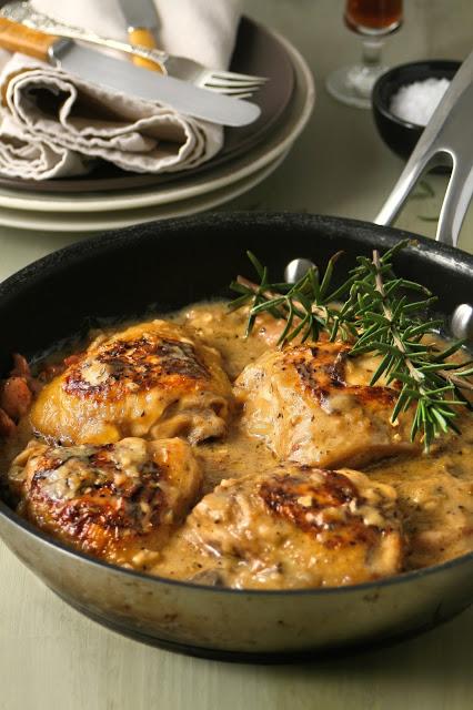 Creamy Chicken with Lemon and Rosemary