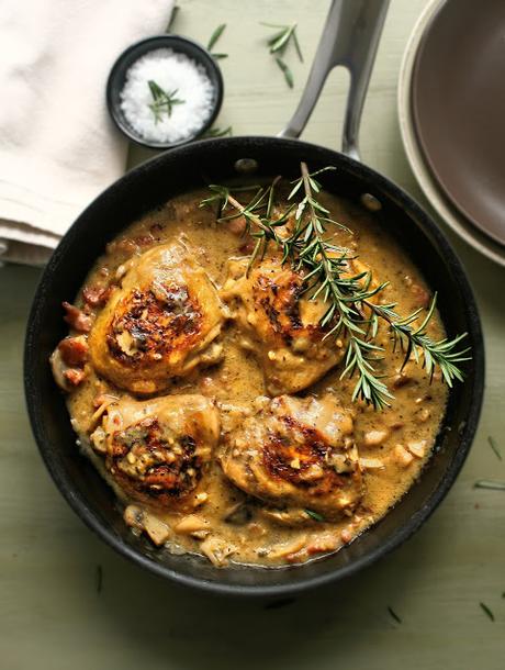 Creamy Chicken with Lemon and Rosemary