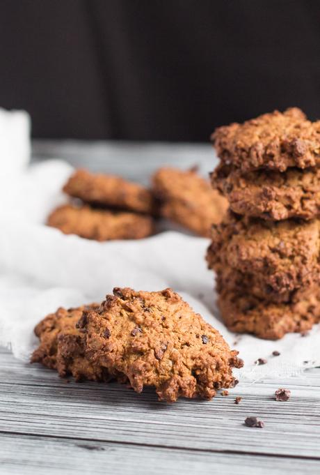 Peanut Butter & Cocoa Nib Oaty Cookies