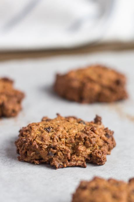 Peanut Butter & Cocoa Nib Oaty Cookies