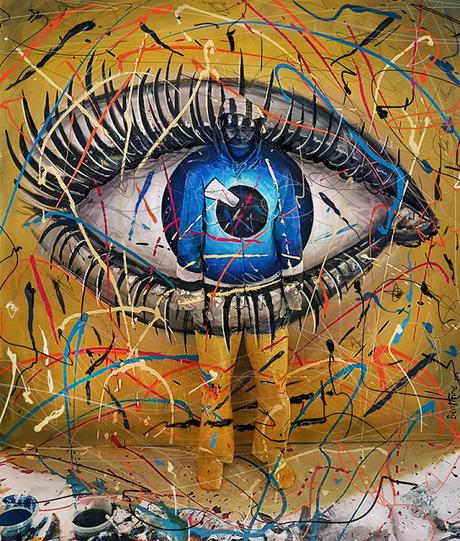 Ben Heine Art - Invisible - Flesh and Acrylic - BenHeineArt - Eye - Ankamall