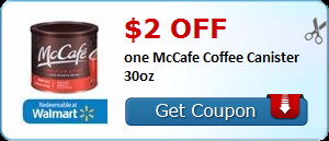 $2.00 off one McCafe Coffee Canister 30oz
