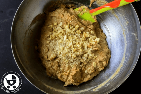 spiced carrot walnut muffins