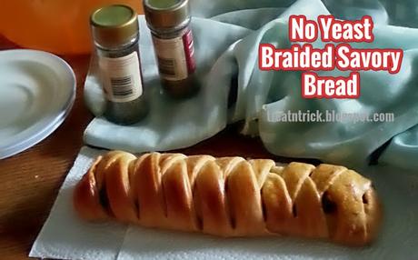 NO YEAST BRAIDED SAVORY BREAD RECIPE