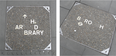 The pavement signs of Borough