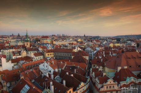 Prague, Czech Republic, Old Town, architecture, travel, sunset, city view, rooftops