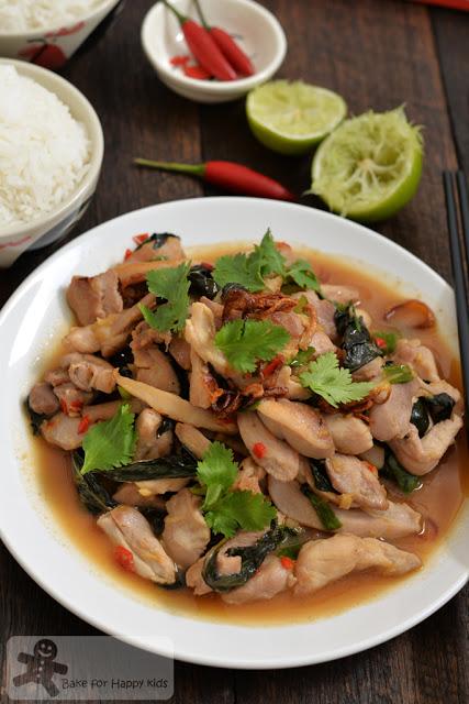 Quick Easy and Healthy Basil Chicken - Kids Friendly too!