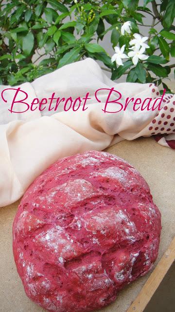 Beetroot Bread – With Indian Twist #BreadBakers