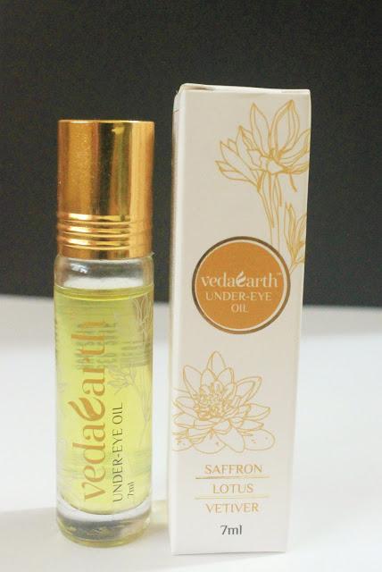 VEDAEARTH UNDER EYE OIL QUICK REVIEW