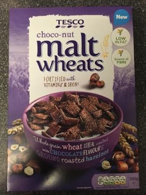 Today's Review: Tesco Choco-Nut Malted Wheats Today's Review: Tesco Choco-Nut Malted Wheats