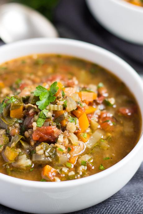 Slow Cooker Vegetable Soup { A Lesson in Soup Mix }