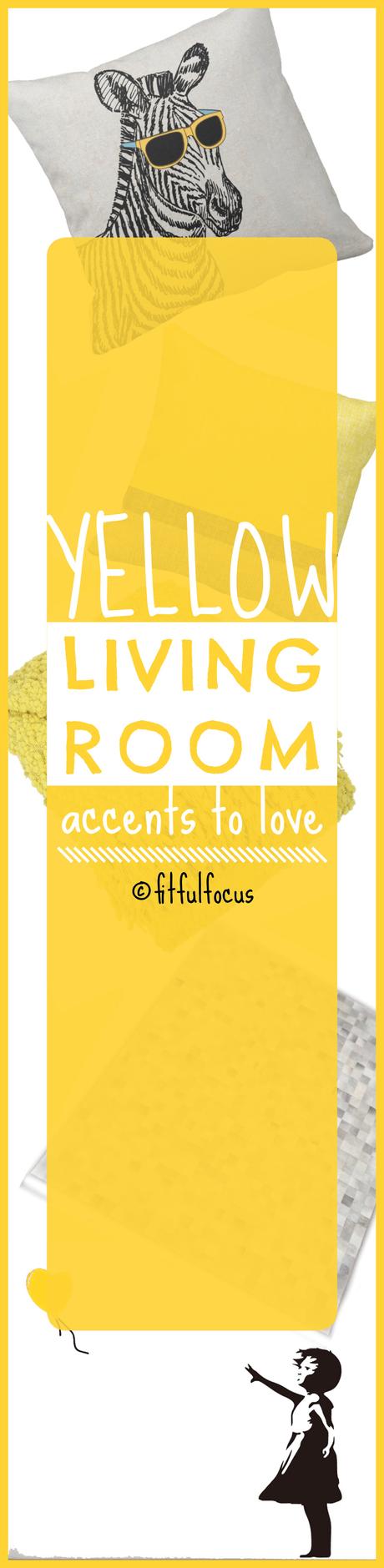 Yellow Living Room Accents to Love