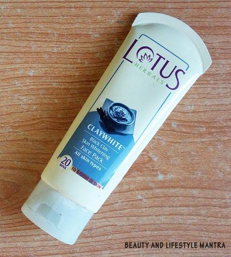 Review // Lotus Herbals Clay White Black Clay Skin Whitening Face Pack 