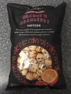 Today's Review: Tesco Finest Orange & Cranberry Popcorn Today's Review: Tesco Finest Orange & Cranberry Popcorn