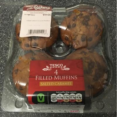 Today's Review: Tesco Salted Caramel Filled Muffins Today's Review: Tesco Salted Caramel Filled Muffins