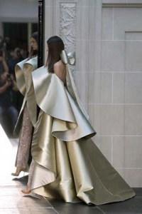 Haute Couture by Alexis Mabille - making metallics look airy and soft