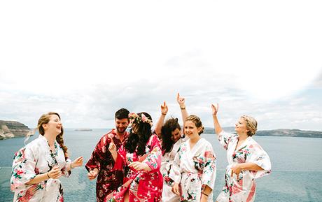 Colorful boho wedding in Santorini | Maxine & Lorenz wedding-in-santorini-1