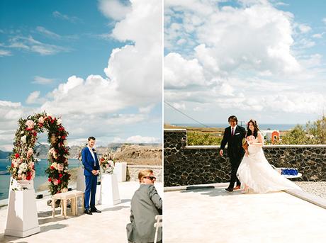Colorful boho wedding in Santorini | Maxine & Lorenz vintage-elie-saab-wedding-gowns