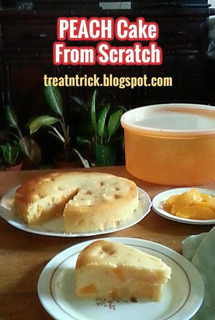 Peach Cake From Scratch Recipe @ treatntrick.blogspot.com