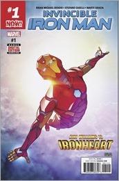 Invincible Iron Man #1 Second Printing Cover