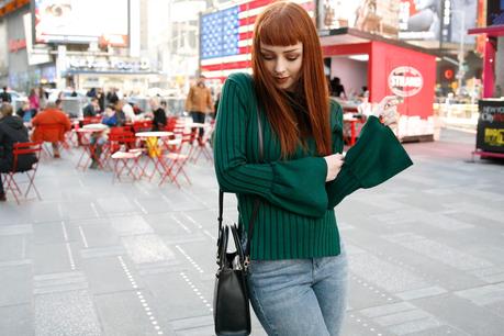 Hangin out at times square with my Stylewe.com sweater Hangin out at times square with my Stylewe.com sweater
