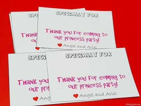 Creativity 521 #103 - Personalised thank you cards