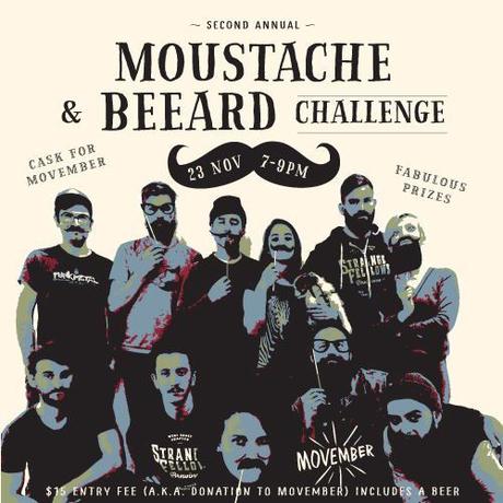 Second Annual Moustache & Beeard Challenge – Strange Fellows Brewing