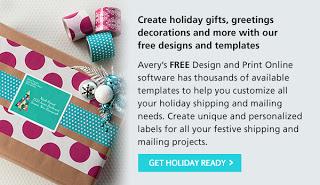 Image: Easy-to-Use Holiday Templates from Avery