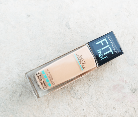 Maybelline Fit me Matte + Poreless Foundation in Sand Beige Review