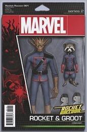Rocket Raccoon #1 Cover - Christopher Action Figure Variant