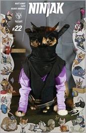 Ninjak #22 Cover - Cat Cosplay Variant