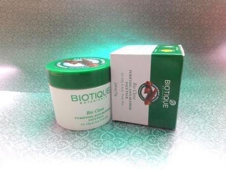 Biotique Bio Clove Purifying Anti Blemish Face Pack Review