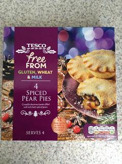 Tesco Free From Spiced Pear Pies