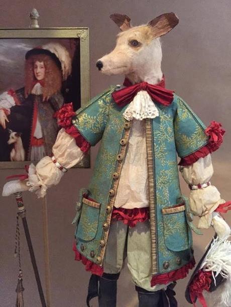Dog Paper Sculpture by Patty Grazini Dog Paper Sculpture by Patty Grazini