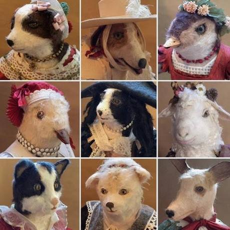 Paper Sculpture Baroque Pets by Patty Grazini Paper Sculpture Baroque Pets by Patty Grazini