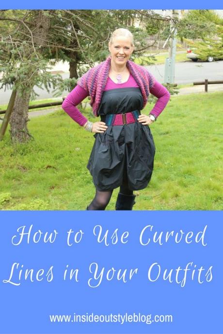 how to use curved lines in your outfits