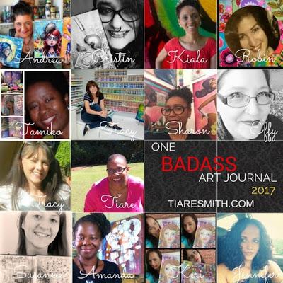 Start Today - Daily Prompts & Blog Hop Countdown BADASS Art Journal 2017