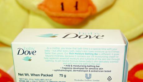 BABY DOVE RICH MOISTURE BATHING BAR REVIEW